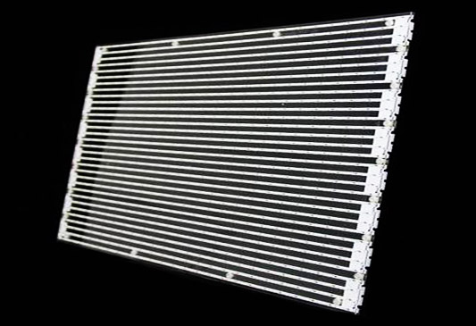 LED通明贴膜屏成效展示